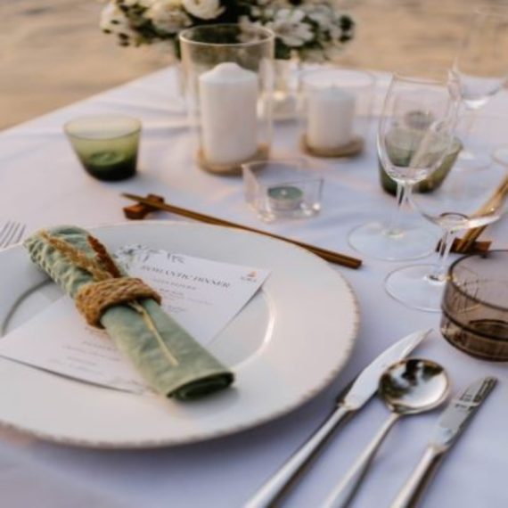 Romantic Dinner by the sea