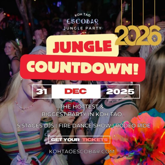 Escobar KohTao - Jungle Countdown 🎆🔥 31.12.25