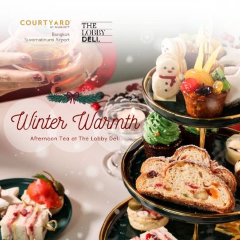 Festive Afternoon Tea - The Lobby Deli ☃️🥂🎊