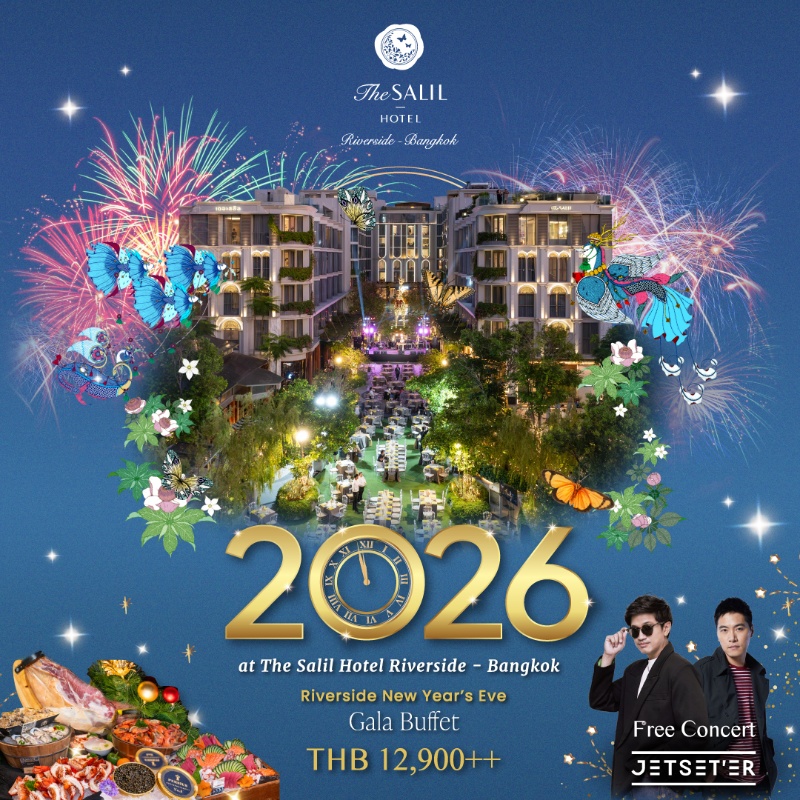 New Year Celebrations 2026 | The Salil Hotel Riverside - Bangkok
