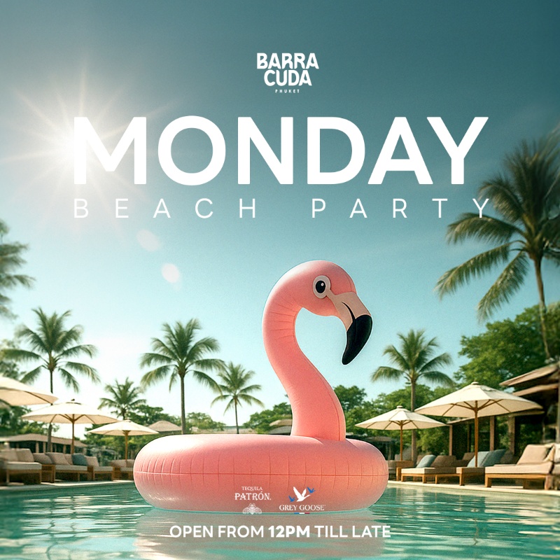 Mondays @ Barra Cuda Beach Club