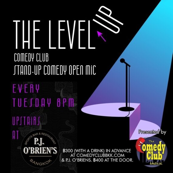 The Level Up Comedy Club - Stand-Up Open Mic @ P.J. O'Briens