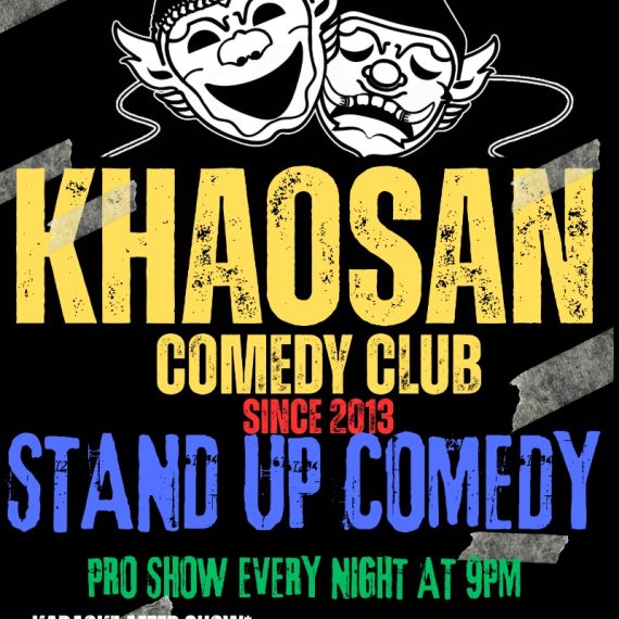 Khaosan Comedy Club Nightly comedy at 9pm