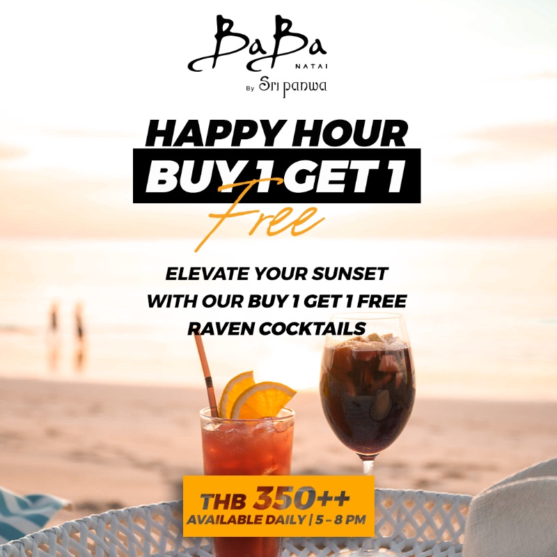 Happy Hour – Buy 1 Get 1 Free! 🍹✨
