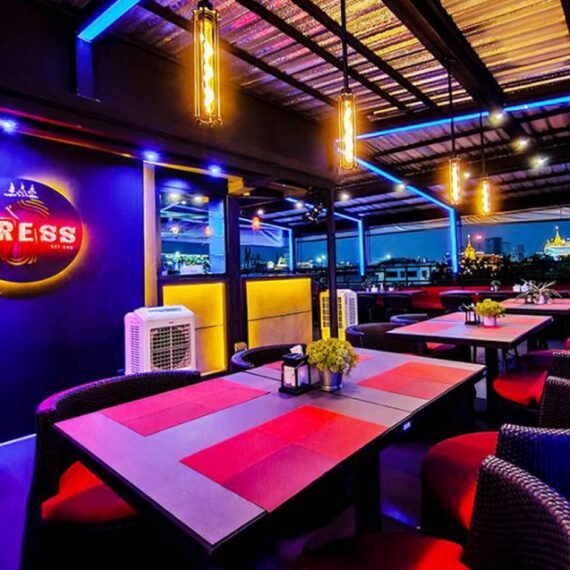The Press Sky Bar Rooftop at The Printing House Poshtel Bangkok