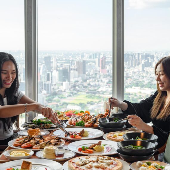 Bangkok Sky Buffet (76/78th floor) at Baiyoke Sky Hotel