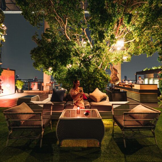 Saffron Sky Garden Rooftop Banyan Tree Bangkok
