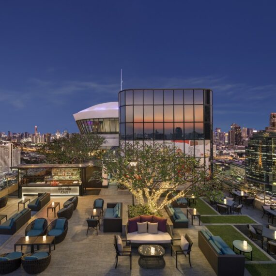 ThreeSixty Rooftop Bar at Millennium Hilton Bangkok
