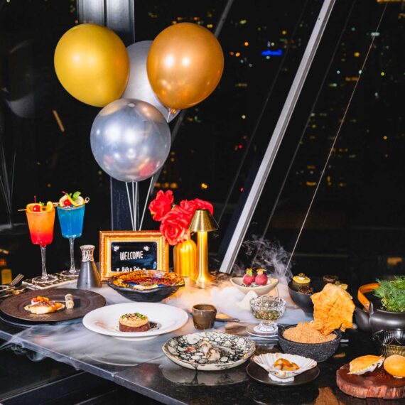 Axis & Spin Sky Lounge & Bar Rooftop at The Continent Boutique Hotel