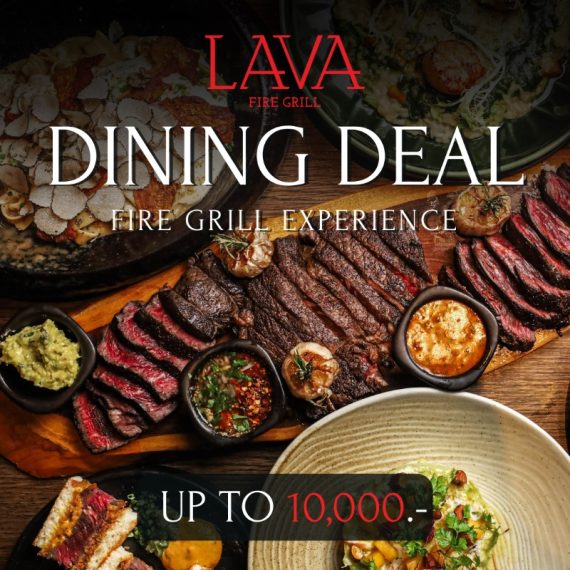 ⚡️LAVA's Dining Deal⚡ UP TO 10,000฿🔥