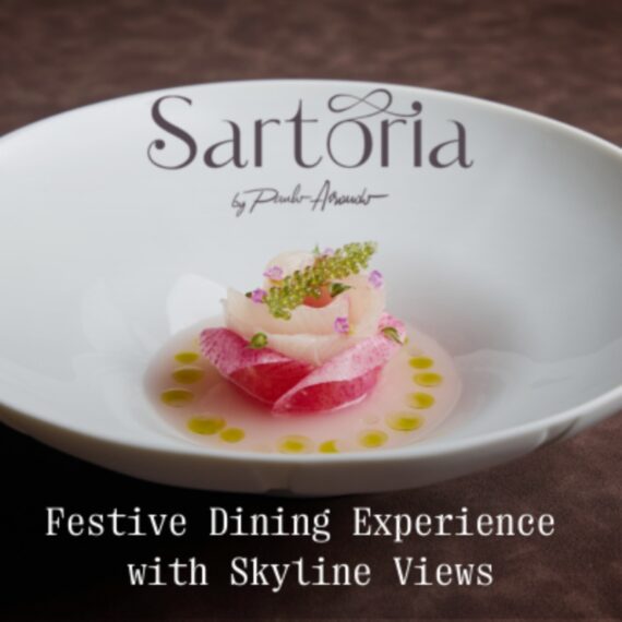 Early Bird | Sartoria by Paulo Airaudo | Festive Dining Experience with Skyline Views