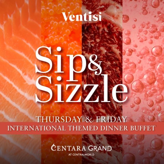 SIP & SIZZLE | Thursday & Friday International Themed Dinner Buffet