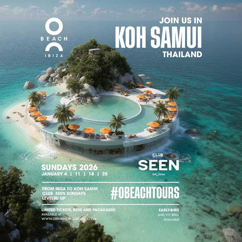 O Beach Experience x CLUB SEEN Koh Samui | Every Sunday | January 2026