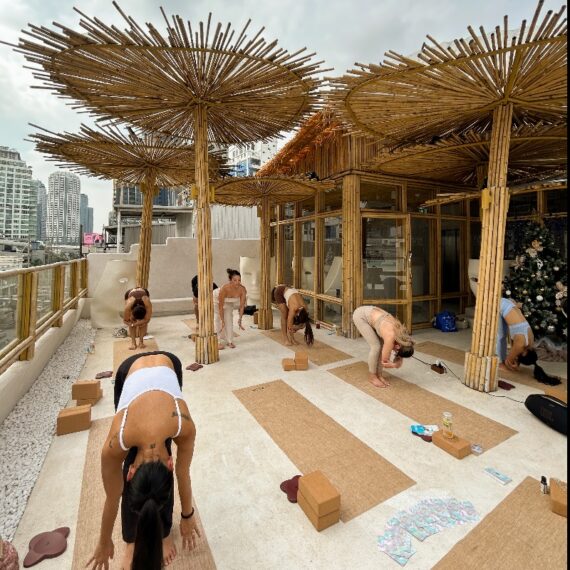 Rooftop Pilates and Brunch by Lucca Thonglor