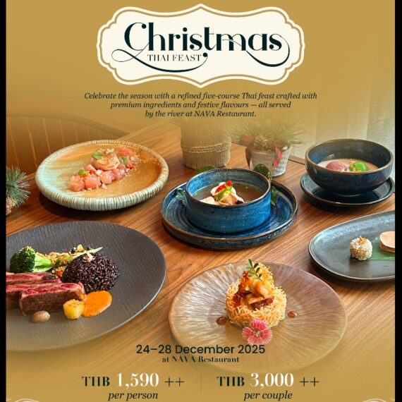 Feature Afternoon Tea & Christmas Thai Feast | The Salil Hotel Riverside - Bangkok