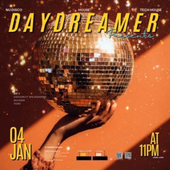 Daydremer at Sunser bar 4 JAN