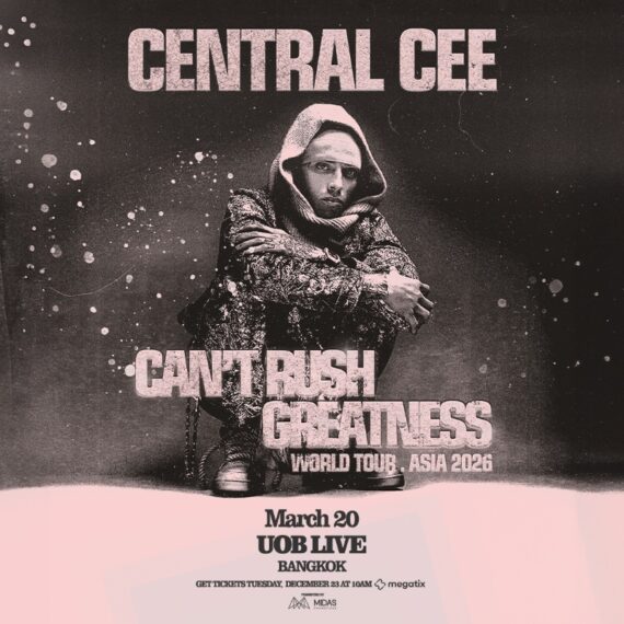 Central Cee – CAN’T RUSH GREATNESS WORLD TOUR – Asia 2026
