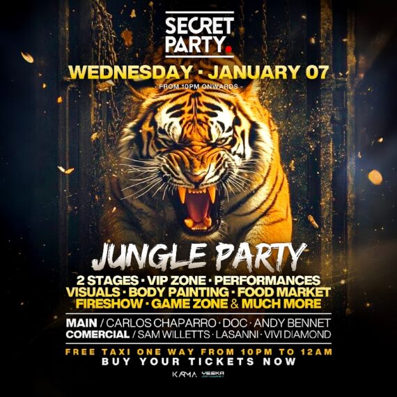 SECRET JUNGLE KOH TAO PARTY - 7 JANUARY