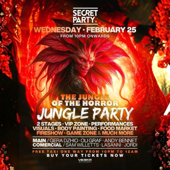 SECRET JUNGLE KOH TAO PARTY - 25 FEBRUARY