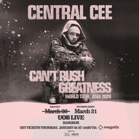 (DAY 2) Central Cee – CAN’T RUSH GREATNESS WORLD TOUR – Asia 2026