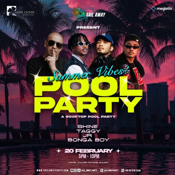 Summer Vibes Pool Party at Hotel Clover Patong Phuket on 20 February 2026