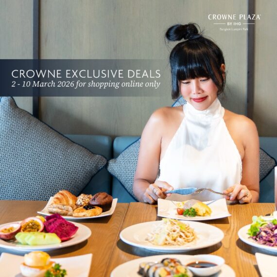 Crowne Exclusive Deals - Online Sale Voucher 2026 | Crowne Plaza Bangkok Lumpini Park
