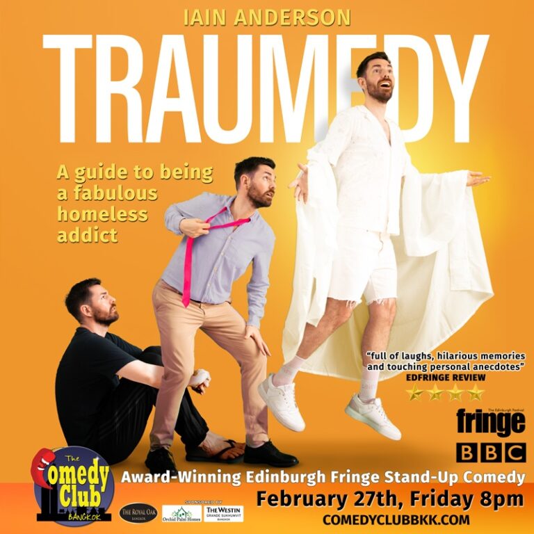 TRAUMEDY: A Guide To Being A Fabulous Homeless Addict (𝑬𝒅𝒊𝒏𝒃𝒖𝒓𝒈𝒉 𝑭𝒓𝒊𝒏𝒈𝒆 𝑺𝒕𝒂𝒏𝒅-𝑼𝒑 𝑪𝒐𝒎𝒆𝒅𝒚)!