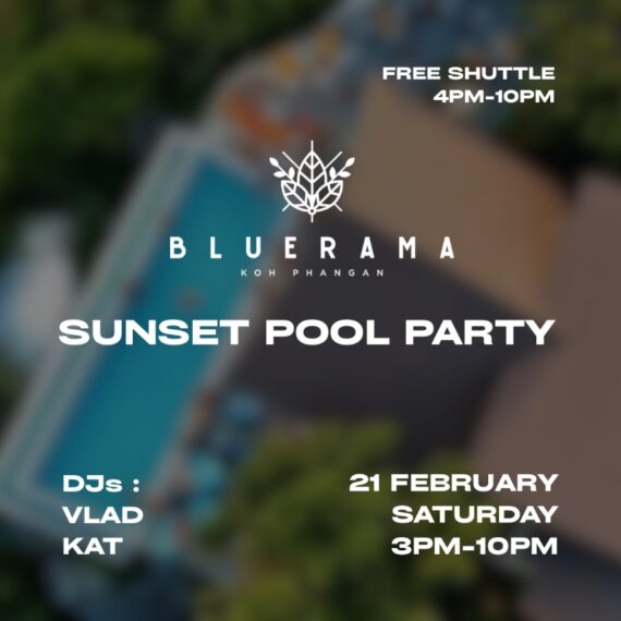 BLUERAMA SUNSET POOL PARTY