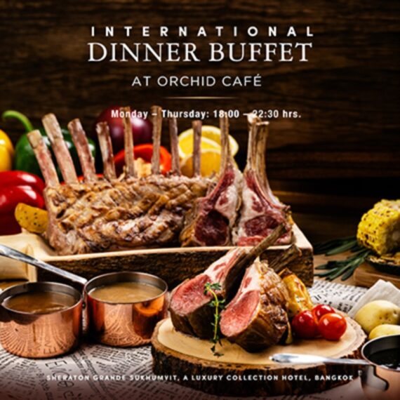 International Weekday Dinner Buffet at Orchid Café