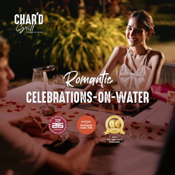 Romantic Celebrations-on-Water at CHAR’D Grill | Avista Grande Phuket Karon - MGallery Collection