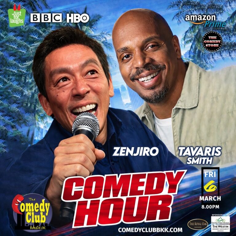 COMEDY HOUR: ZENJIRO (BBC, HBO, JFL) & TAVARIS SMITH (Amazon Prime)!