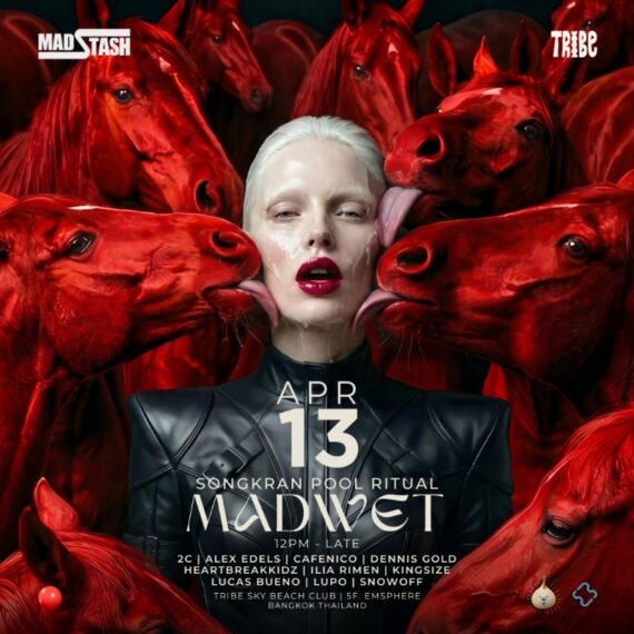 MADWET 💦 Songkran Pool Ritual & Afterparty |  Mon 13 Apr 2026 | Table Reservations