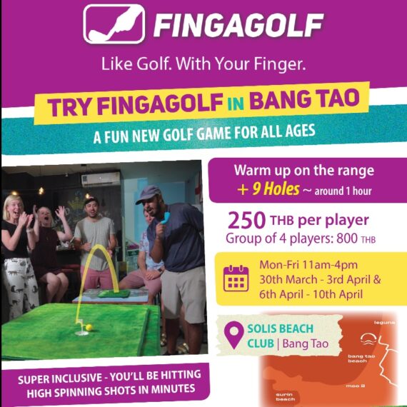 Play Fingagolf - Brand New Tabletop Golf Experience in Bang Tao