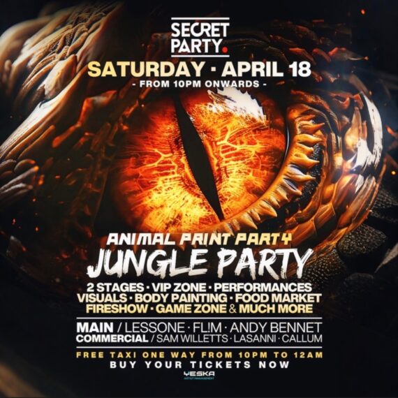 SECRET JUNGLE PARTY KOH TAO -  18 APRIL