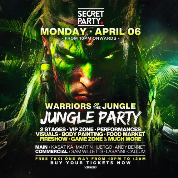 SECRET JUNGLE PARTY KOH TAO -  6 APRIL