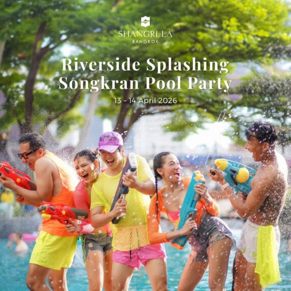 Riverside Splashing Songkran Pool Party at Shangri-La Bangkok