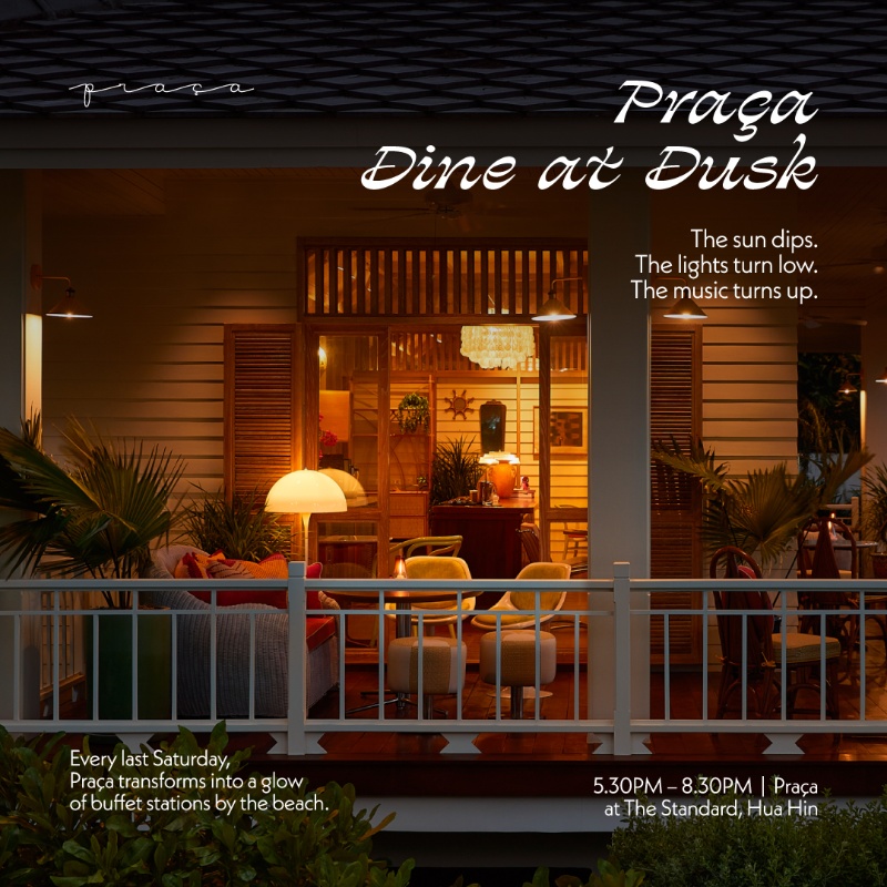 Praça Dine at Dusk | Beach Buffet Experience