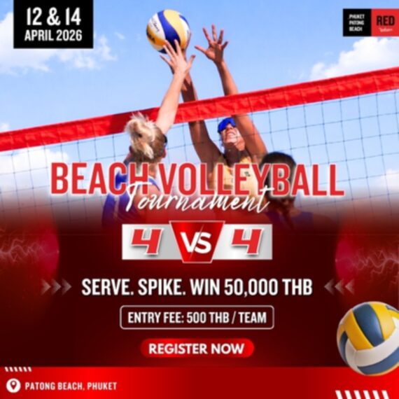 Win 50,000 THB - Phuket Beach Volleyball Tournament