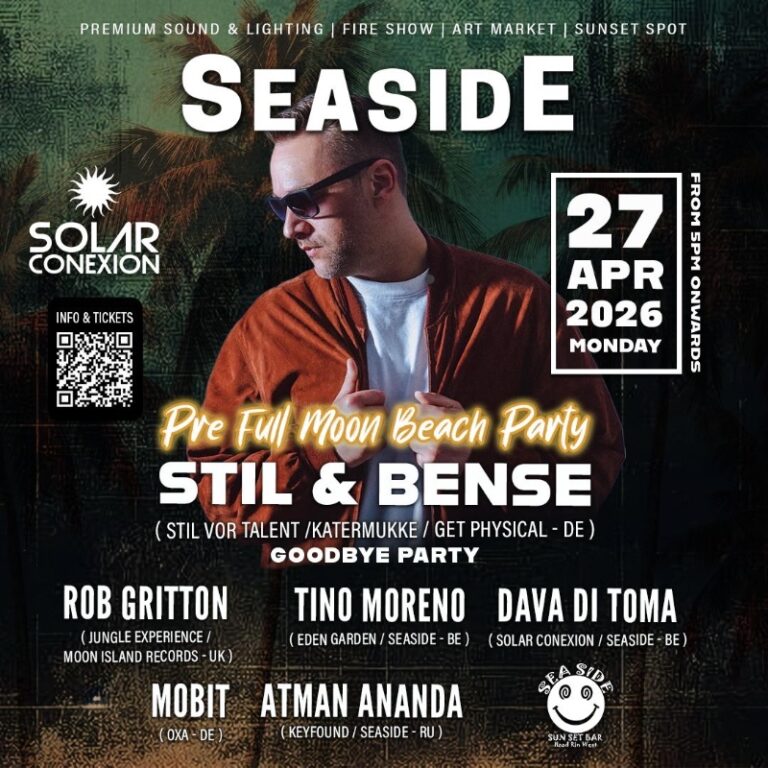 SEASIDE PRE FULL MOON BEACH PARTY