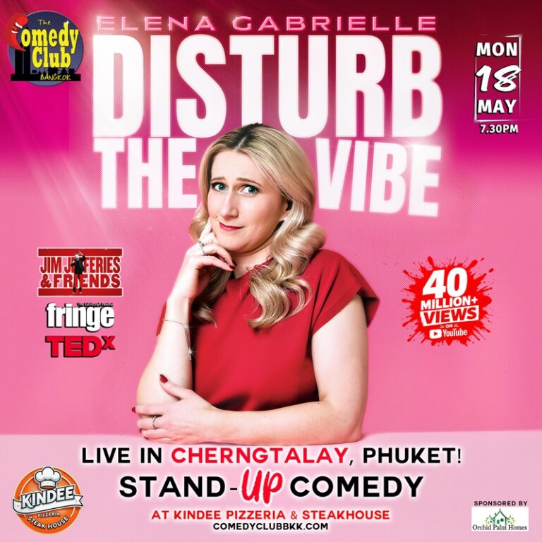 Stand-Up Comedy - ELENA GABRIELLE - Live in Cherngtalay, Phuket!