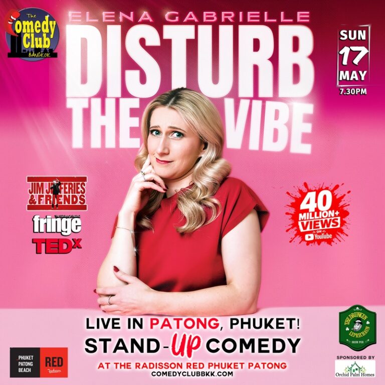 Stand-Up Comedy - ELENA GABRIELLE - Live in Patong, Phuket!