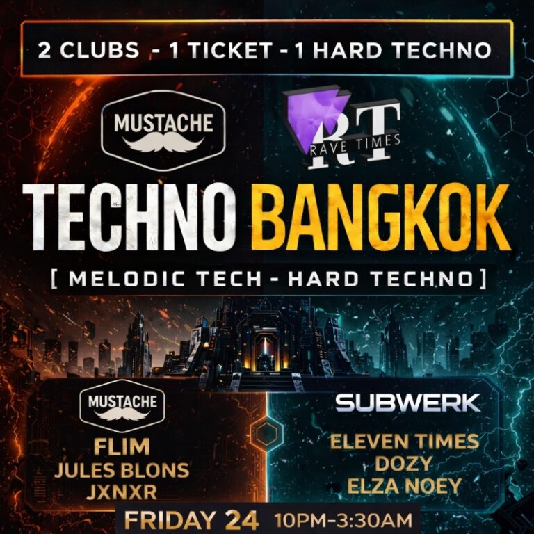 MUSTACHE X SUBWERK - 2 Clubs - 1 Ticket - 1 Night | Melodic Techno HardTechno