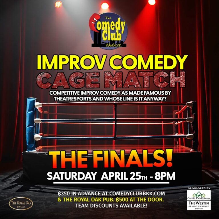 IMPROV COMEDY CAGE MATCH - THE FINALS!
