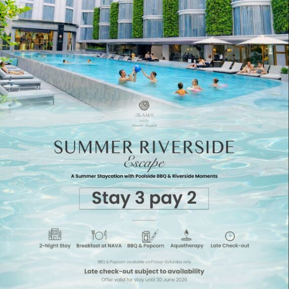 Stay 3 Pay 2 - Summer Riverside Escape