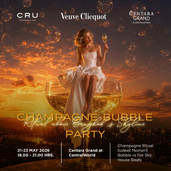 Sunset Champagne Bubble Party – Where Angels Play at Centara Grand at CentralWorld
