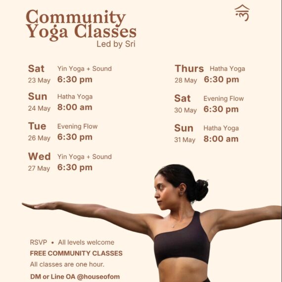 Free Yoga class at House of OM Scantuary