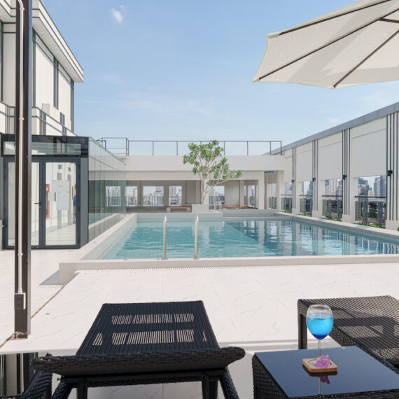 Poolbar at SZ canalside Hotel