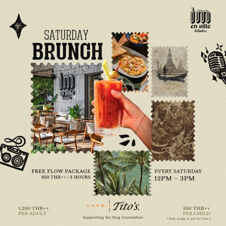 Saturday Brunch at IM En Ville | Every Week at Porto De Phuket