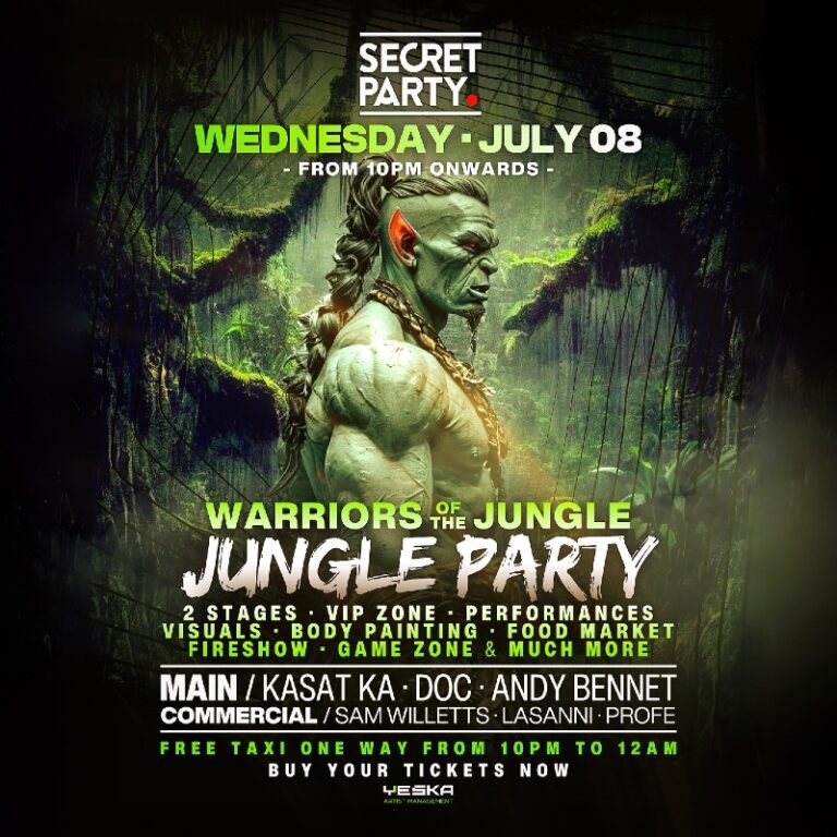 SECRET JUNGLE PARTY KOH TAO -  08 JULY
