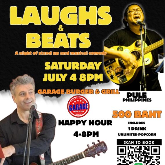 LAUGHS & BEATS AT THE GARAGE